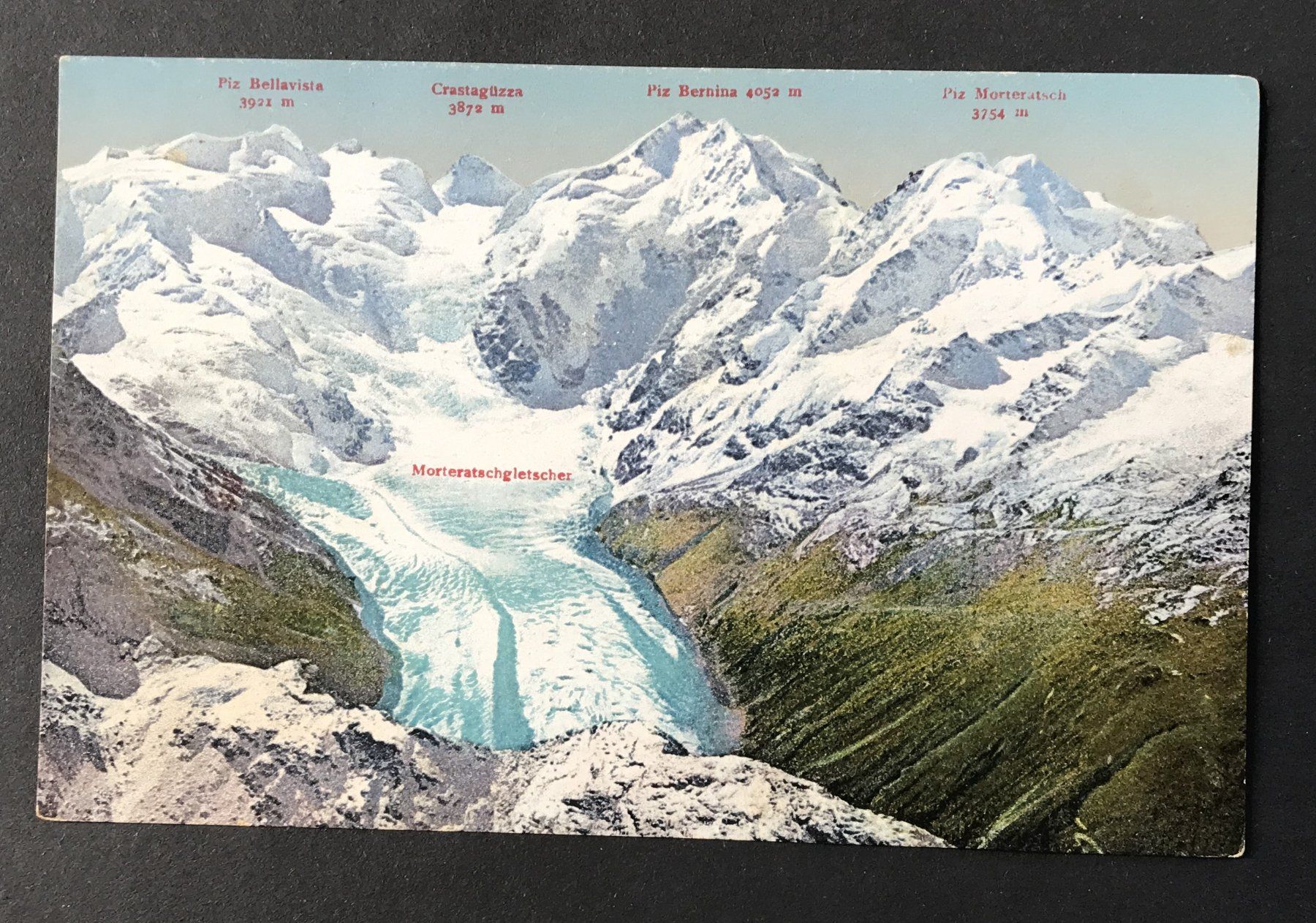 Cartoline postali: ANTIKE AK MORTERATSCHGLETSCHER – Usato da Ostermundigen venduto da wini63