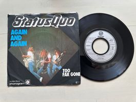 STATUS QUO tolle Single Again and again Kult Top