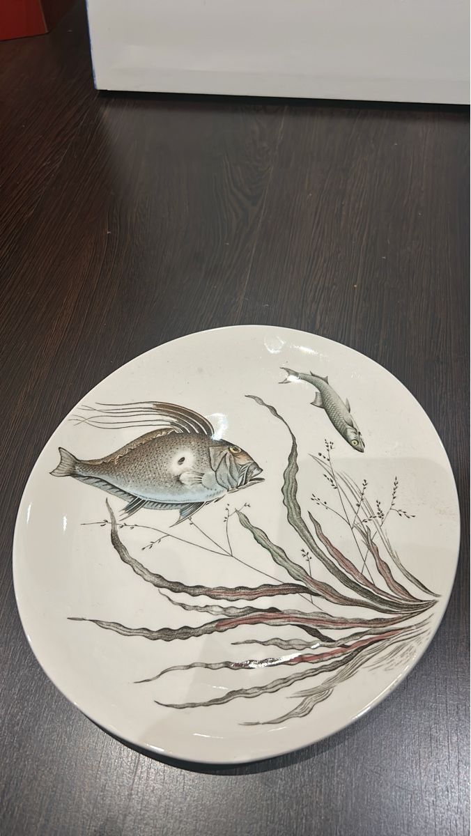 Johnson Brothers Piatti: Johnson Bros Vintage Teller Fish – Usato da Herisau venduto da Renee30
