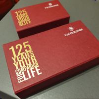 2x Original Boite 125 Years Victorinox für sackmesser