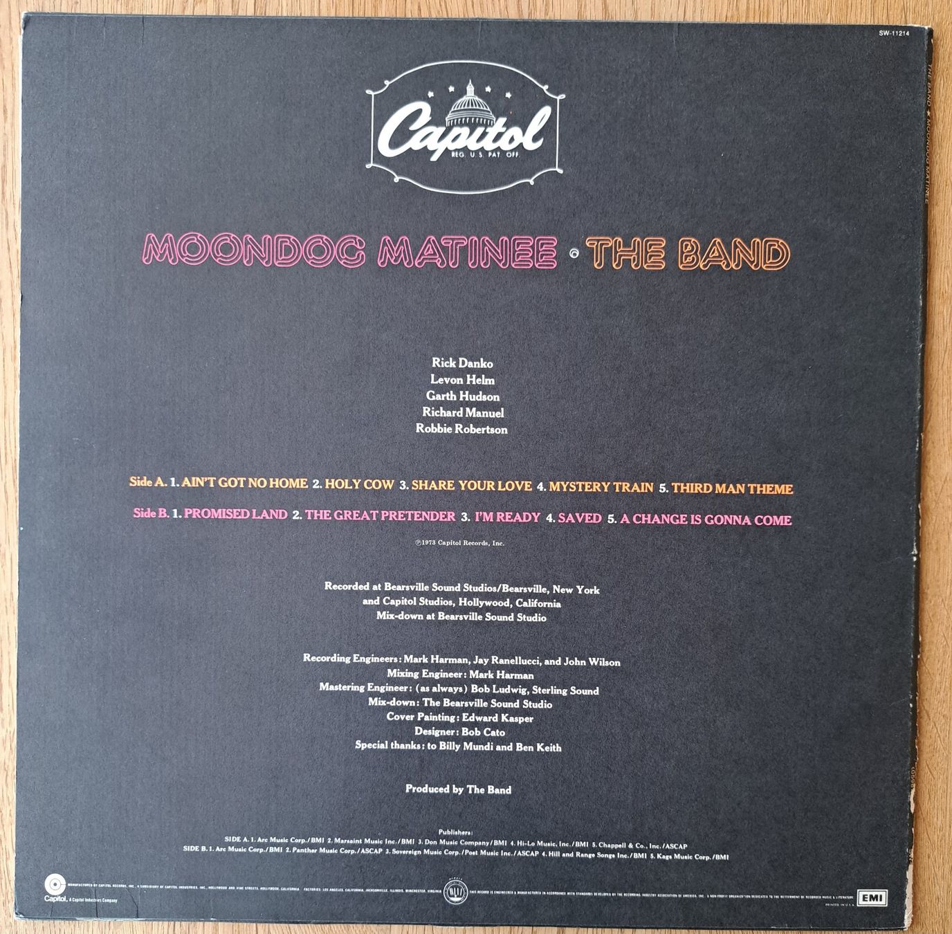 Schallplatten: The Band - Moondog Matinee – Gebraucht aus Meggen von Ricardokoch 1