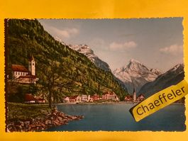 Flüelen am Vierwaldstättersee mit Bristenstock