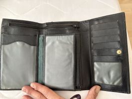 Emporio italia Geldbörse Leder schwarz /bernini Hand Made 