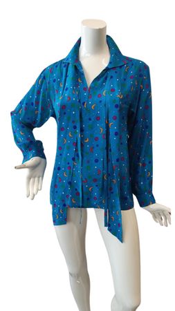 Saint Laurent Seidenbluse, Gr. 38, Top Zustand, Sommer!