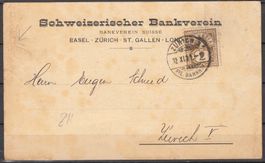 Brief Schweiz Mit Ziffermarke 1901