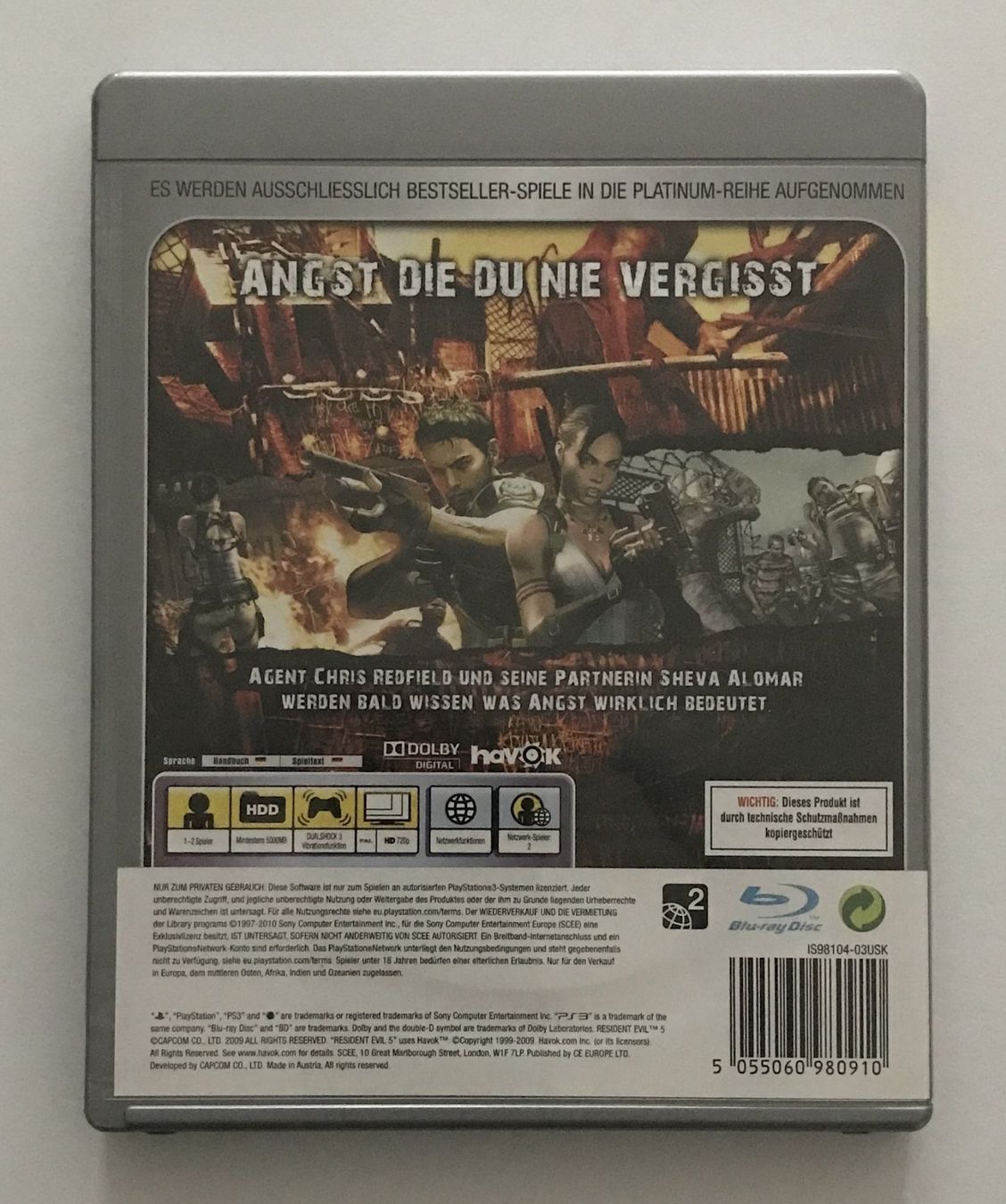 Giochi: PS3 - Resident Evil 5 – Usato da Allschwil venduto da Bullach 2
