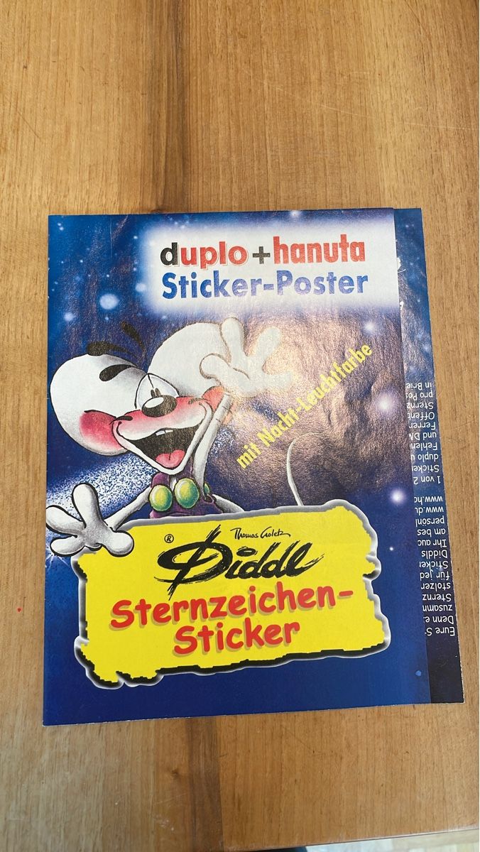 Album: Diddl Stickeralbum mit Nacht-Leucht Poster – Nuovo (secondo la descrizione) da Therwil venduto da rubininio