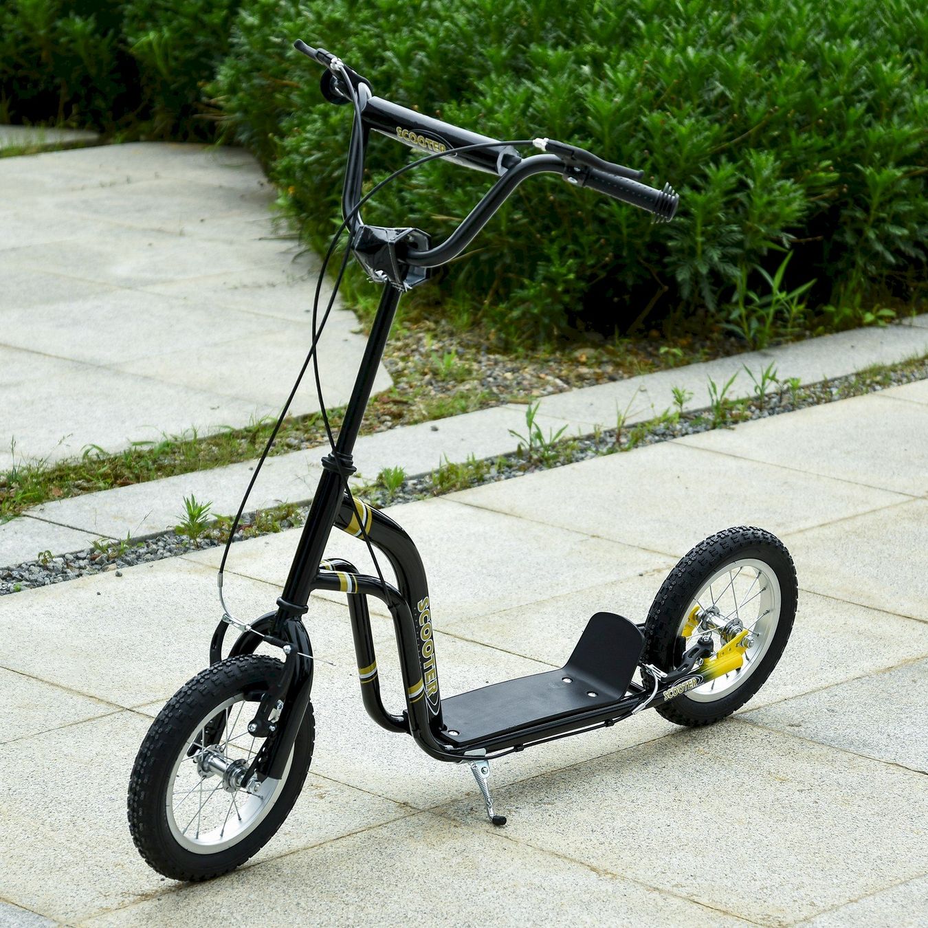Fahrzeuge für Kinder: HOMCOM Kinderroller Schwarz – Neu und originalverpackt aus Bottighofen von zaap 2
