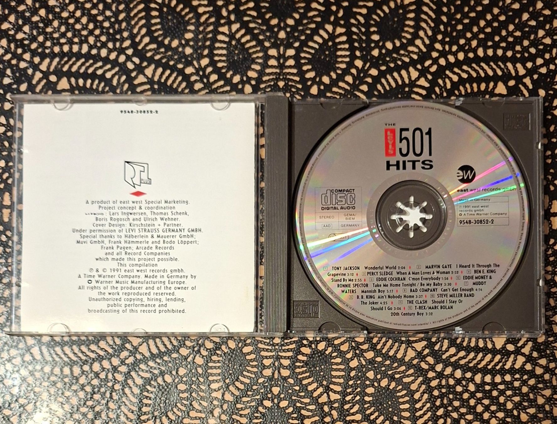 CD: Levi's 501 Hits Volume 1, Rock Hit Compilation Sampler 1991 – Usato da Amriswil venduto da Celini3 2