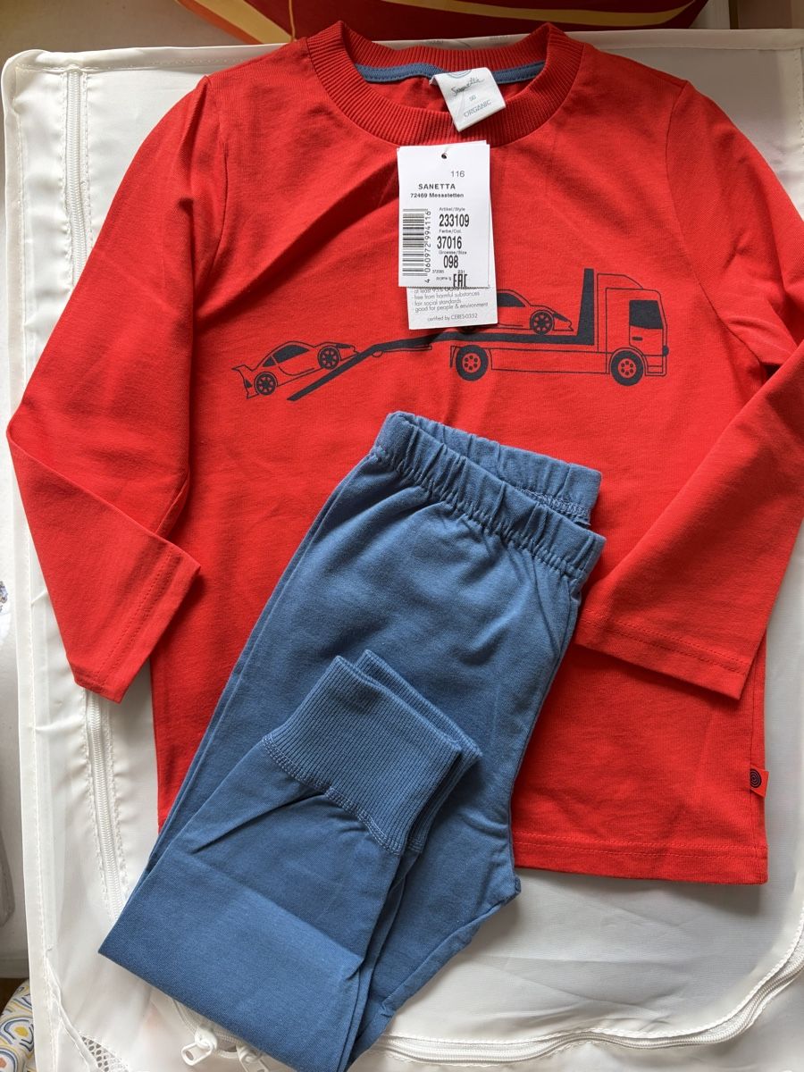 Sanetta Ensembles coordonnés: Neu Sanetta PJ Gr 98 – Neuf avec emballage d'origine à Bern par goslulu