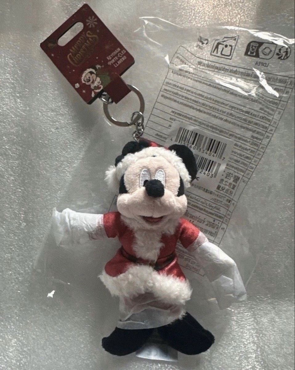 Disney Portachiavi: Disney Mickey Maus Weihnachtsmann Anhänger – Nuovo e nell'imballaggio originale da Balgach venduto da ren_xy57