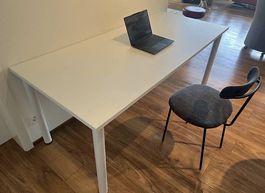 Ess- oder Bürotisch weiss 80x280cn