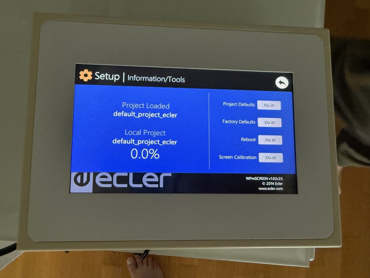Studioequipment: Ecler WPmSCREEN Touchpanel Wandsteuerung – Gebraucht aus Oensingen von aziri123 9