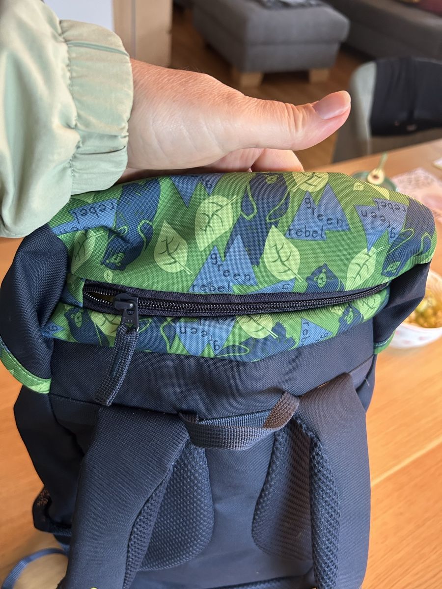 Vaude Borse & Zaini: Vaude Kinderrucksack Puck 14, Grün/Blau – Usato da Staufen venduto da Butterflower 4