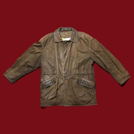 Jacke Alte Leder Braun