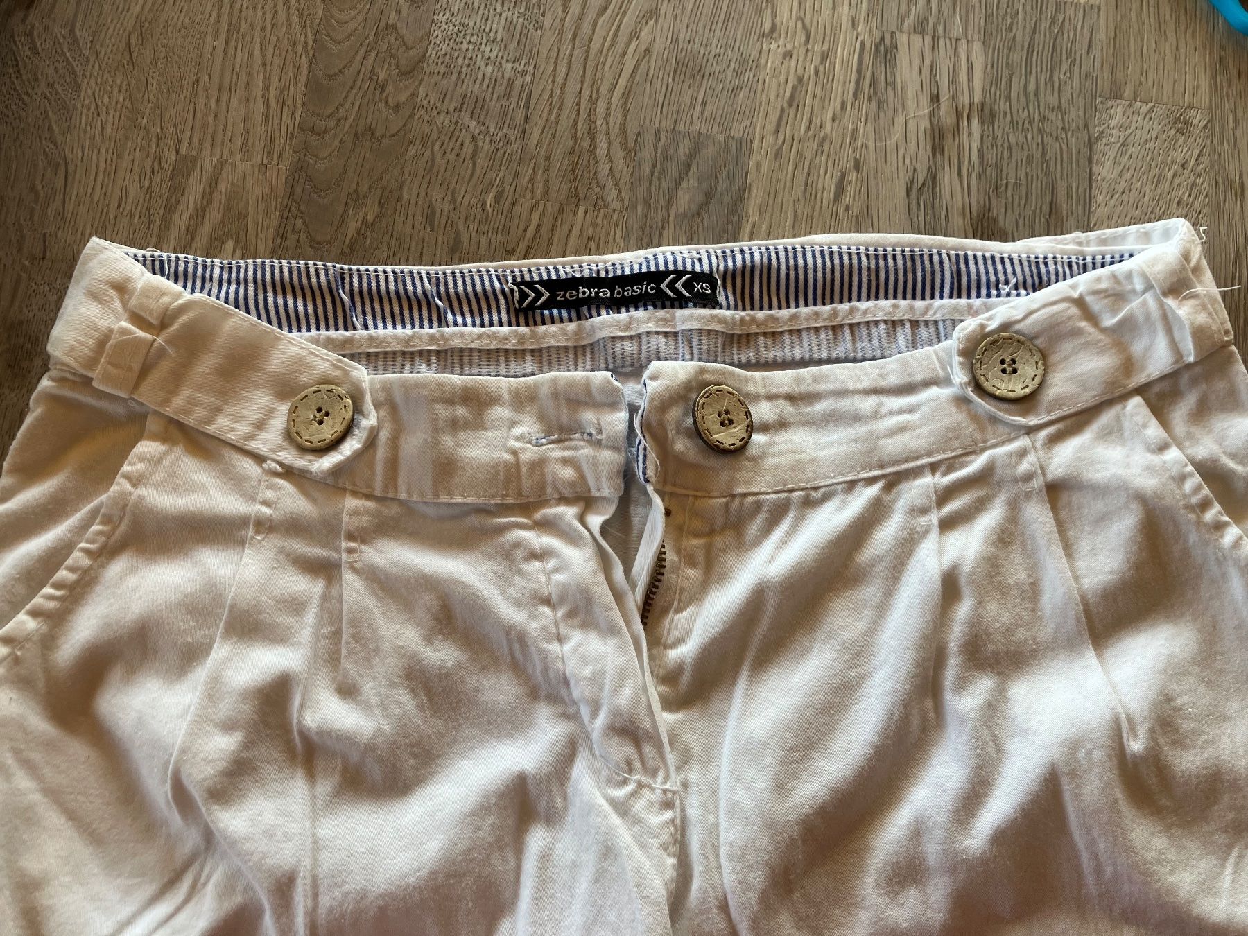 Zebra Pantaloni: Zebra Basic Hose, XS, weiss, Sommer, neuwertig! – Usato da Schwarzsee venduto da sus_rtp2 1