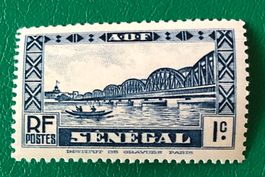 BRIEFMARKEN AUS  Senegal Faidherbe-Brücke  UNGESTEMPELT 