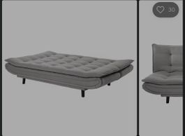 Sofa Bett grau gebraucht mit gebrauchtspuren