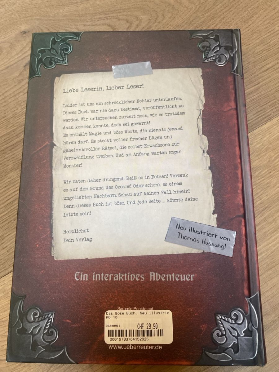Libri: Magnus Myst "Das Böse Buch" – Usato da Saanenmöser venduto da ballerinas 1