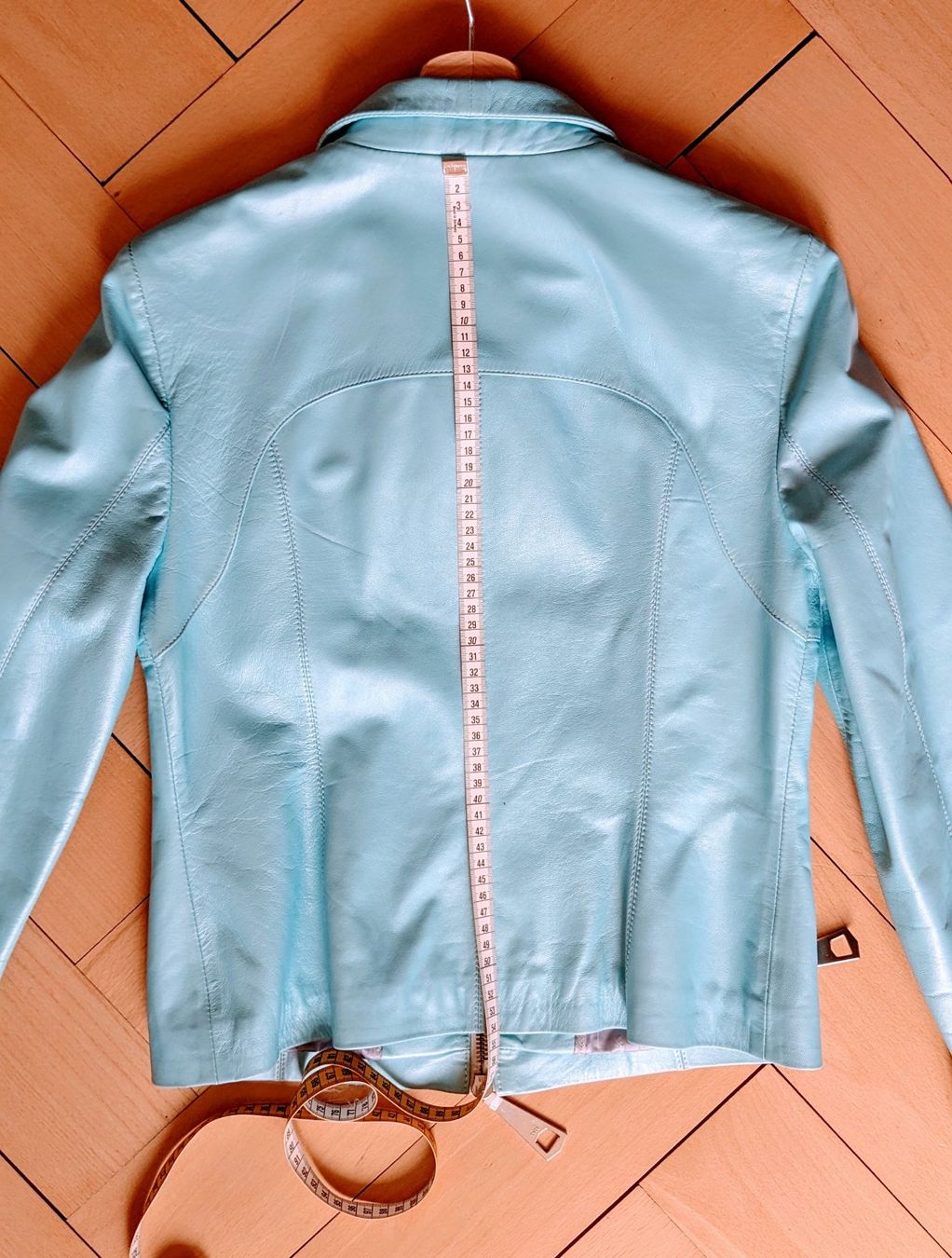 Jacken: Lederjacke hellblau, Gr. 36/38 – Gebraucht aus Zürich von Rosensbach 2