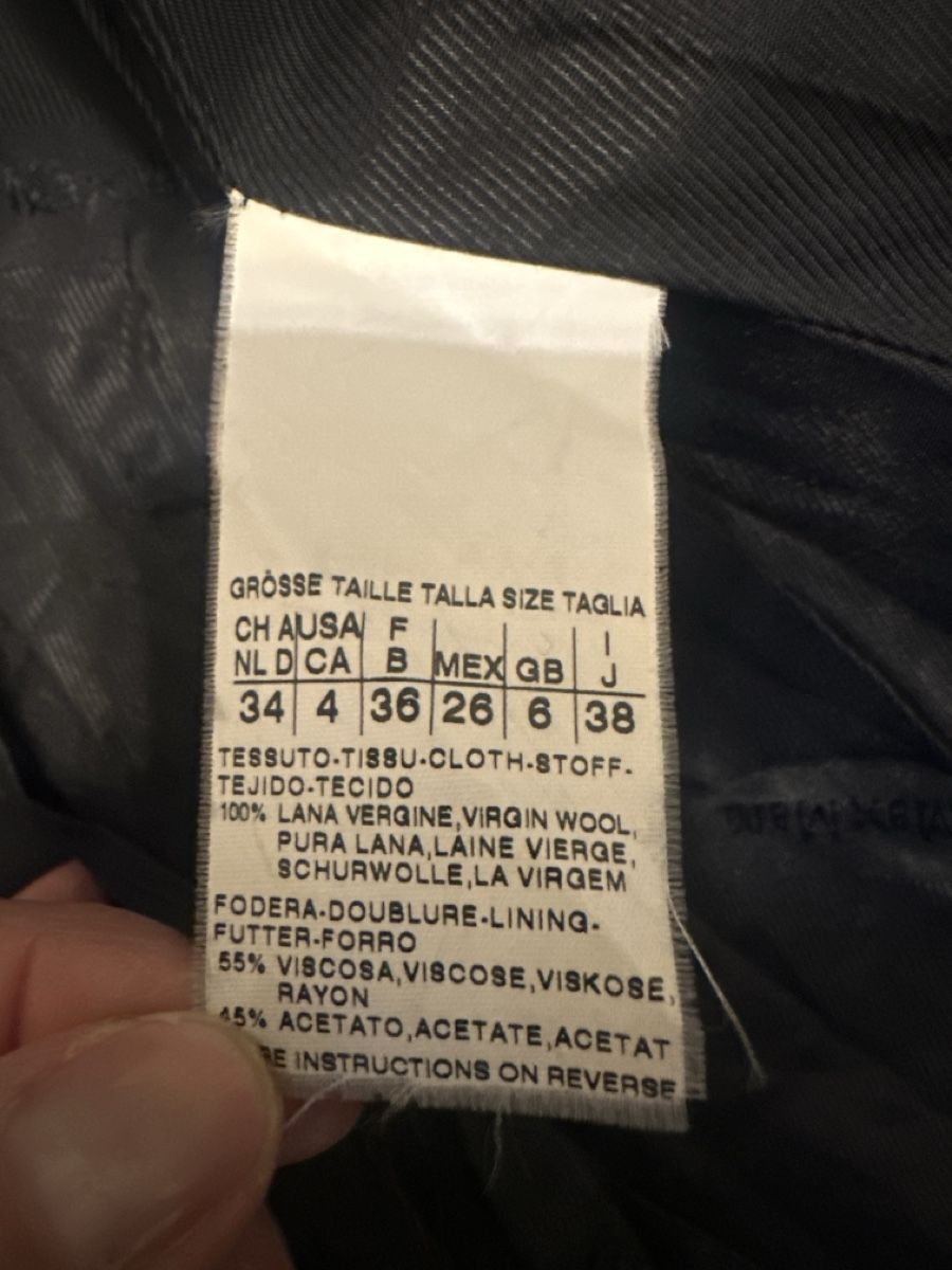 Max Mara Vestes: Max Mara Studio Wool Coat, Size 34, navy – D'occasion à Unterägeri par Tobitan 1
