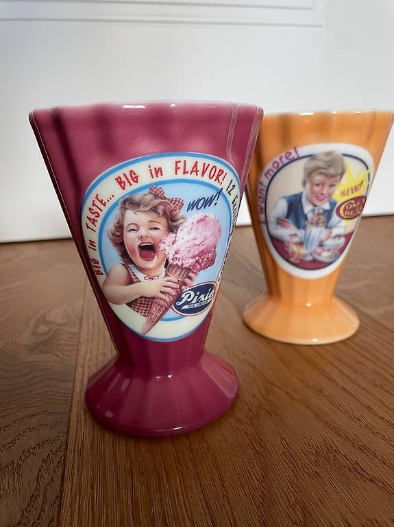 Villeroy & Boch Bicchieri: 2 Eisbecher Villeroy & Boch 1748 Luxembourg – Usato da Neerach venduto da Allerlei_2009