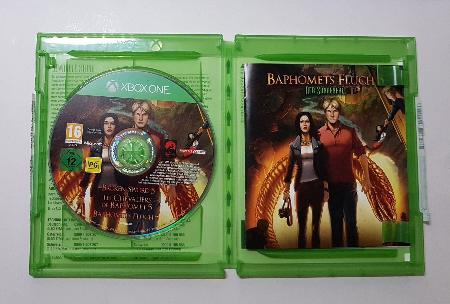 Microsoft Giochi: Baphomets Fluch 5 der Sündenfall  Xb One – Usato da Schüpfheim venduto da Games_Spielkonsolen 1