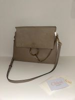 Chloé Faye Bag in Beige/Grau