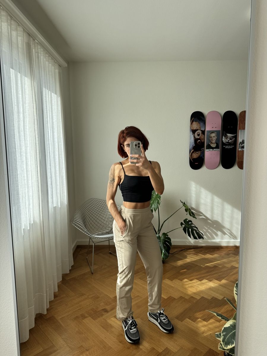 Prada Pantaloni: Pantalon prada vintage beige taille S – Usato da Vevey venduto da dariodantonio 1