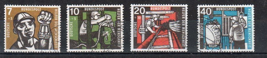 Tous les timbres: BRD, Mi 270-273⊙ – D'occasion à Langenthal par 1195