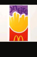 Sommer 2025 Strandtuch - McDonald's Fritten "On Fire" - Neu!