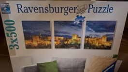Dreiteiliges 500 Puzzle von Ravensburger