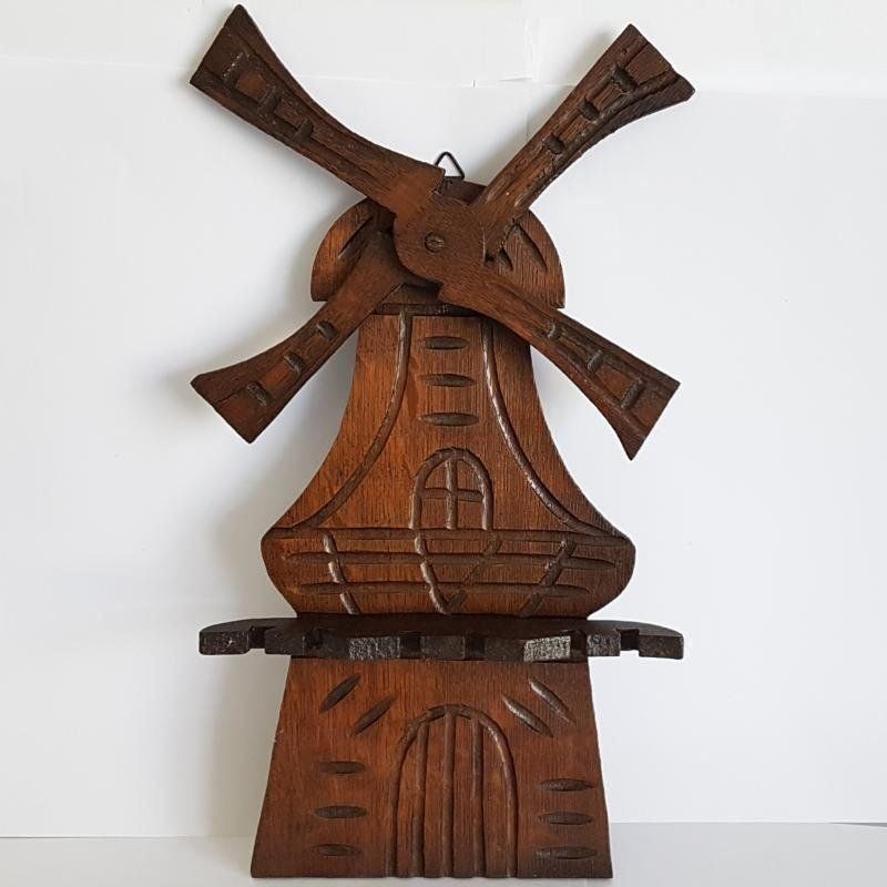 Tutte le decorazioni: Löffelhalter Windmühle Holz um 1930 – Usato da Kaltbrunn venduto da Lexus3 5