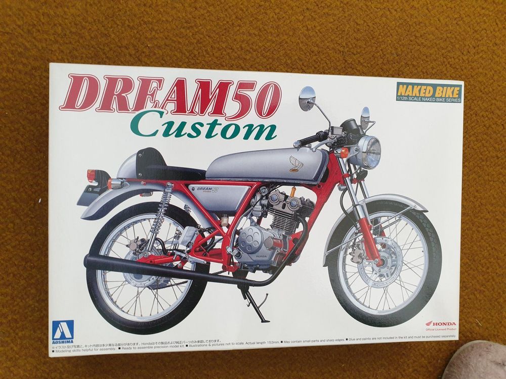 Yamaha YZ-450F Modellbausatz 1/12 – Metall/Plastik, 23 Teile, 18cm
