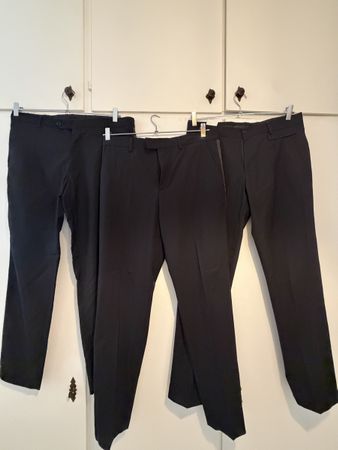 3 Pantaloni da smoking taglia L (2) e taglia 40 Zara