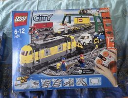 LEGO City Güterzug 7939 mit Schienenset 7499 gebraucht