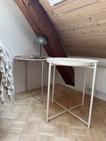 2x Metalltische