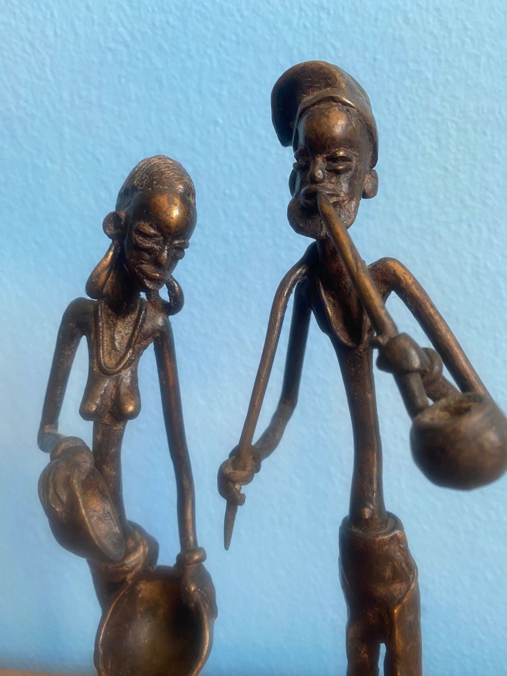 Figurines: Bronzefiguren aus Benin / Westafrika – D'occasion à Möhlin par Glunggi 1
