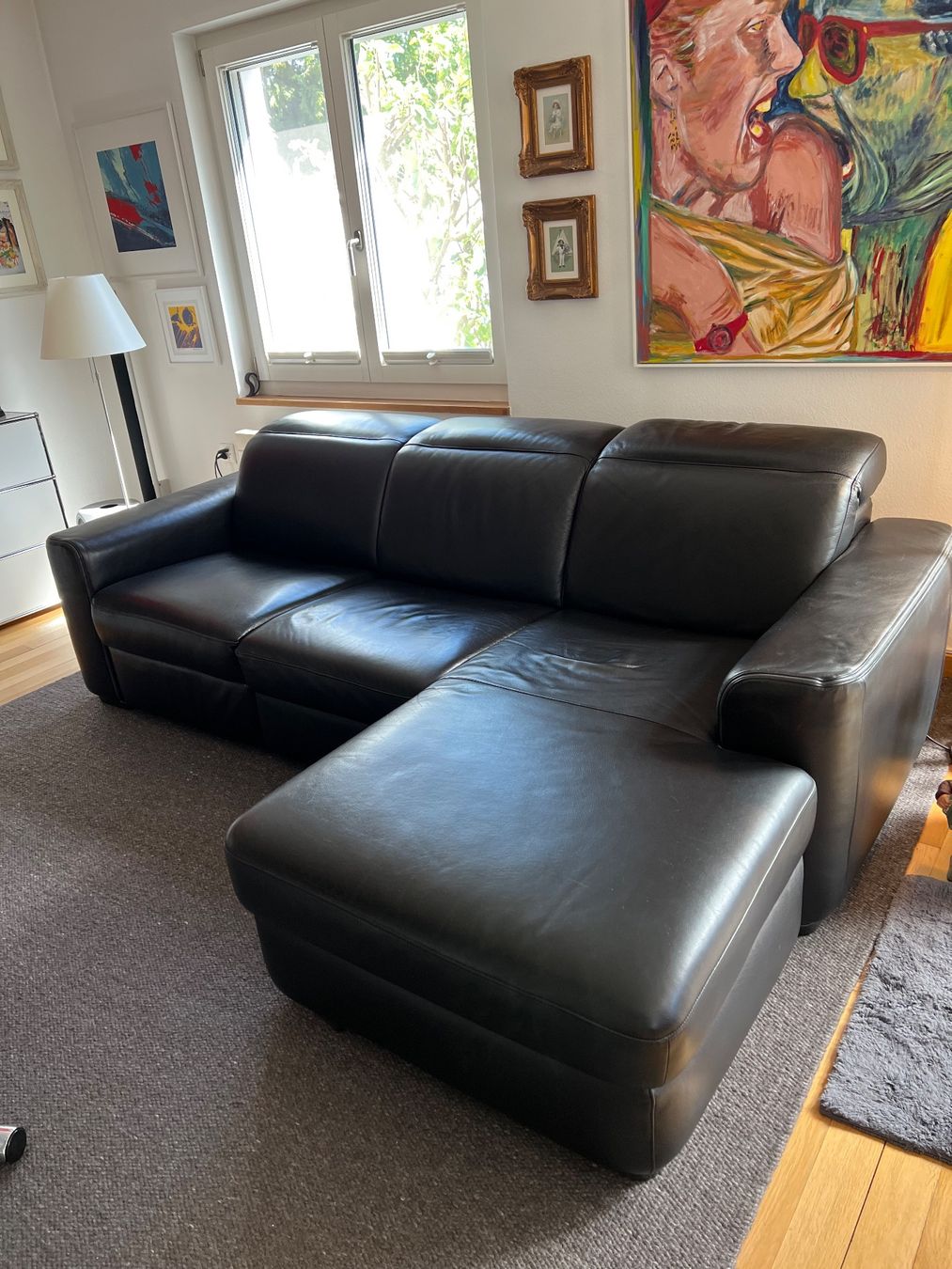 Natuzzi Divani: Relaxsofa elektrisch Natuzzi Diesis mit Chaise Longue – Usato da Solothurn venduto da Teinele 3