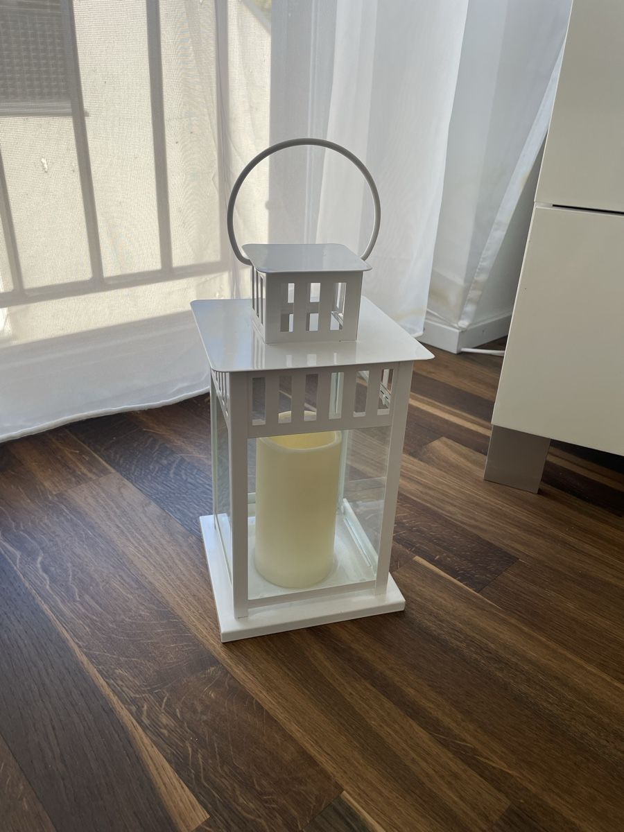 Ikea Lanterne: Laterne mit Kerze – Usato da Müllheim-Dorf venduto da Wilernaescht 1