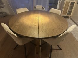 Mörbylanga Tisch von Ikea, Eichenfurnier braun las., 145 cm