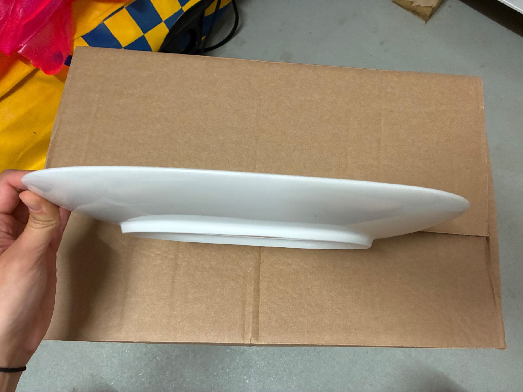 Ikea Teller: 6x IKEA Keramikteller weiss oval 34cm – Gebraucht aus Hünenberg See von Linde_03 1