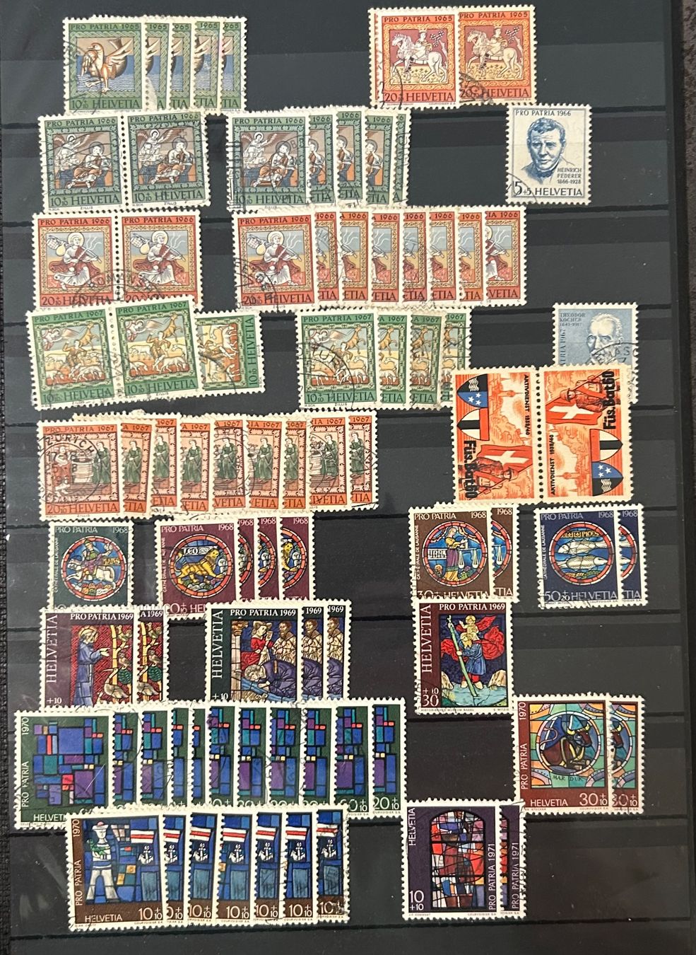 Tutti i francobolli: Kleines Lot div. Schweizer Briefmarken (5) – Usato da Reinach AG venduto da Polarstern1 4