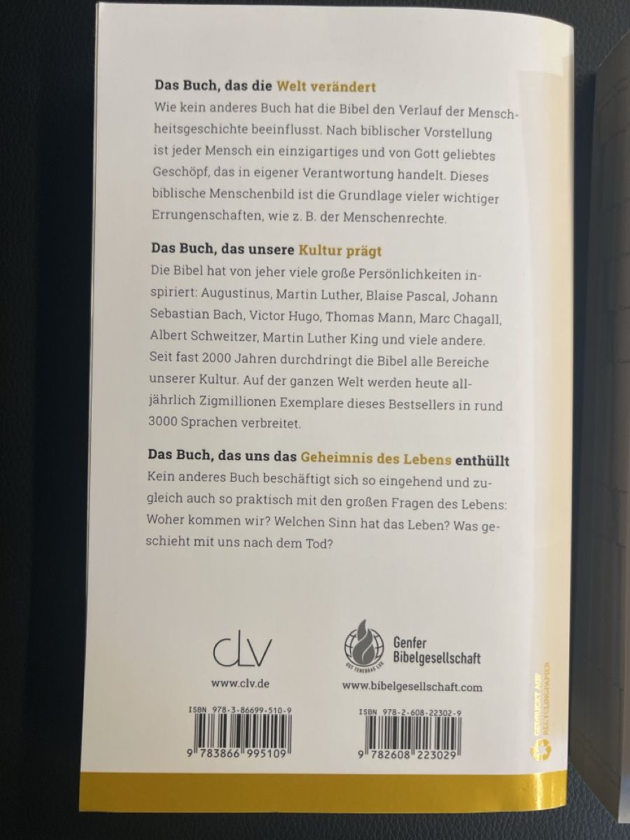 Livres: 2 x die Bibel NEU – Neuf (Voir description) à St. Antoni par naefp 1