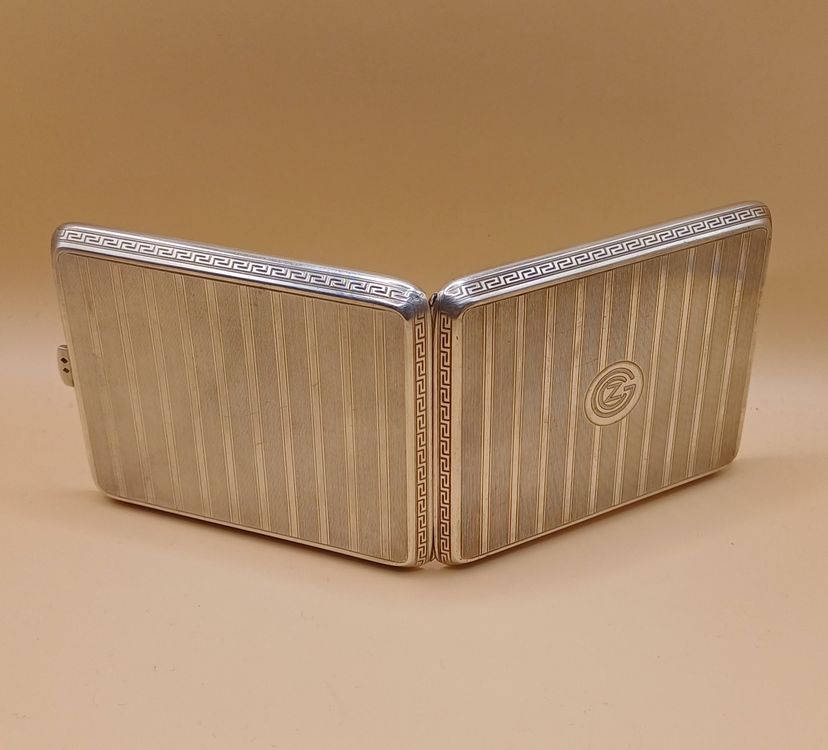 Wolves Zigarettenetui Edelstahl - Graue Wölfe Design Für Karten & Zigaretten