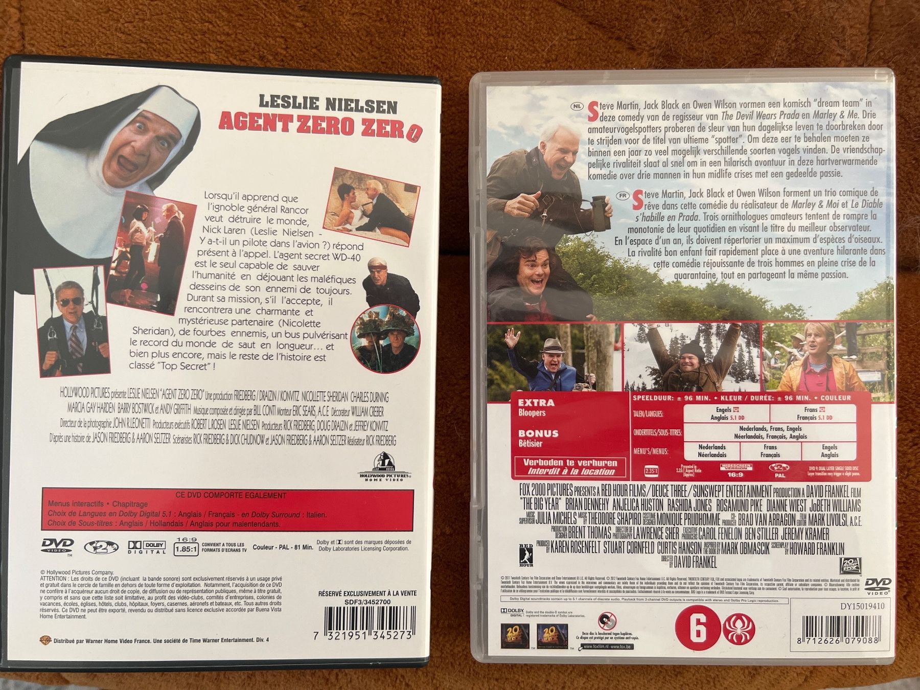 Alle DVDs: 2dvd : agent zero zero + The Big year (comédies américaines) – Gebraucht aus Bouveret von Feelgoodtrading 1