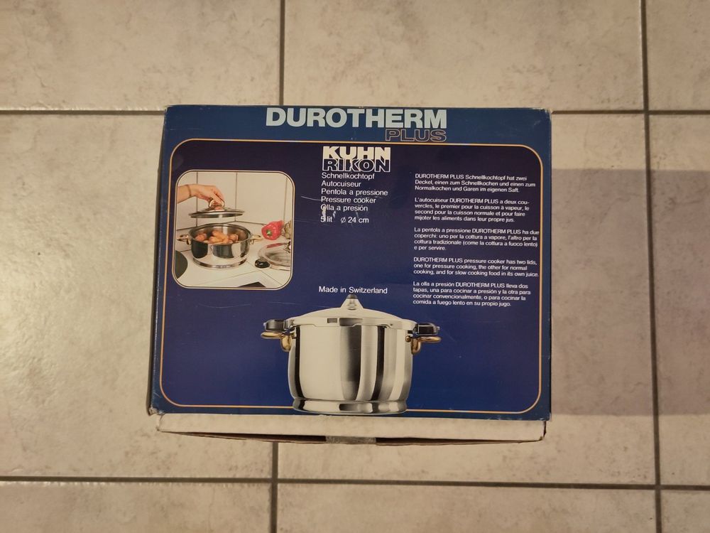 Lot Casseroles Kuhn Rikon Durotherm Inox Fabrication Suisse - Occasion
