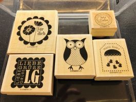Stampin Up Stempelset - Gestanzte Grüsse