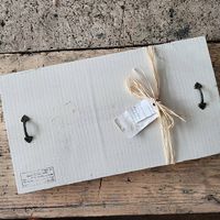 Holzbrett weiss Shabby Chic