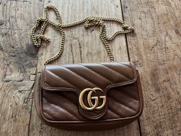 Gucci Marmont Mini Bag in Braun - Top Zustand!